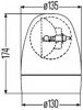 DAF 0906538 Rotating Beacon